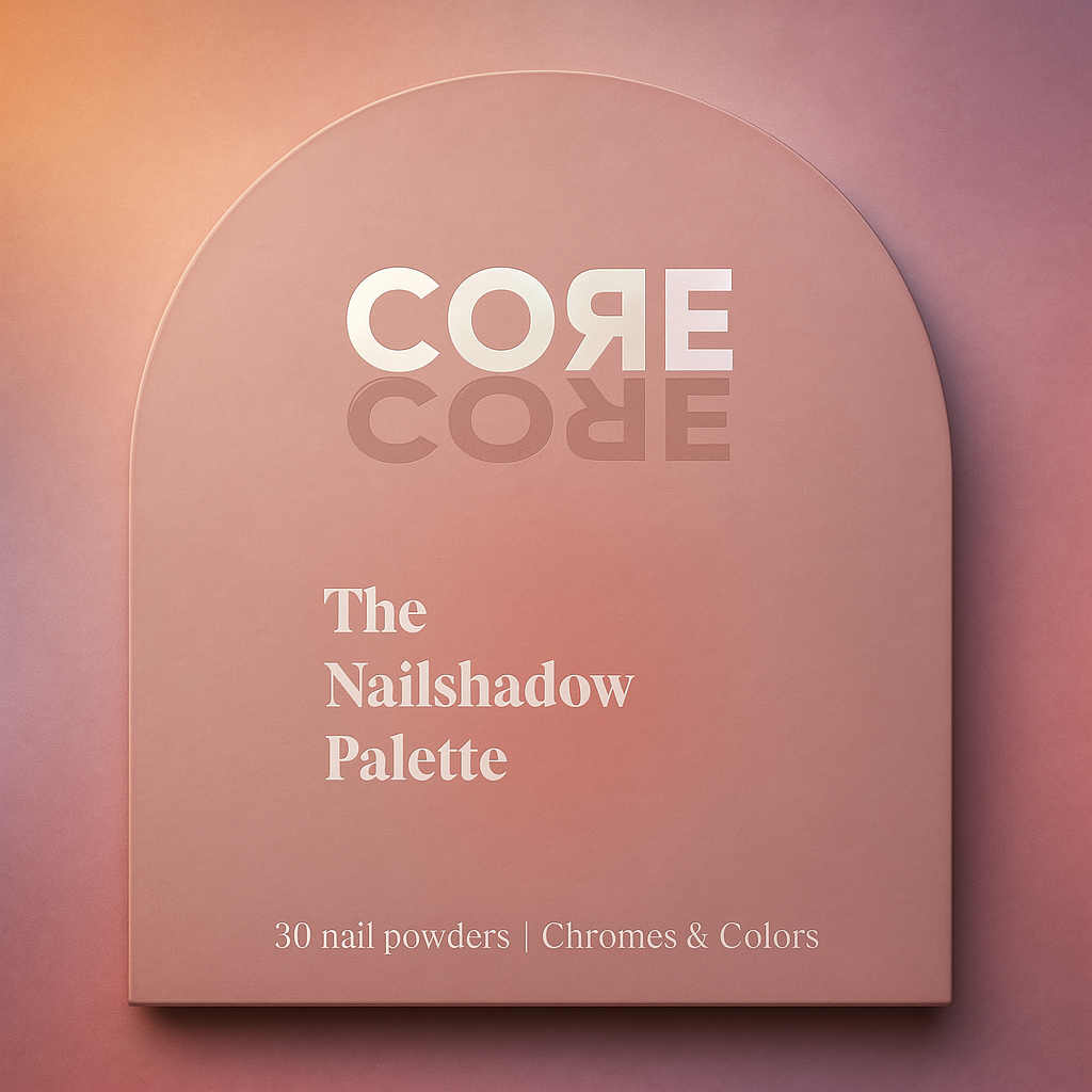 Nail Shadow Palette – 30 poudres et chrome
