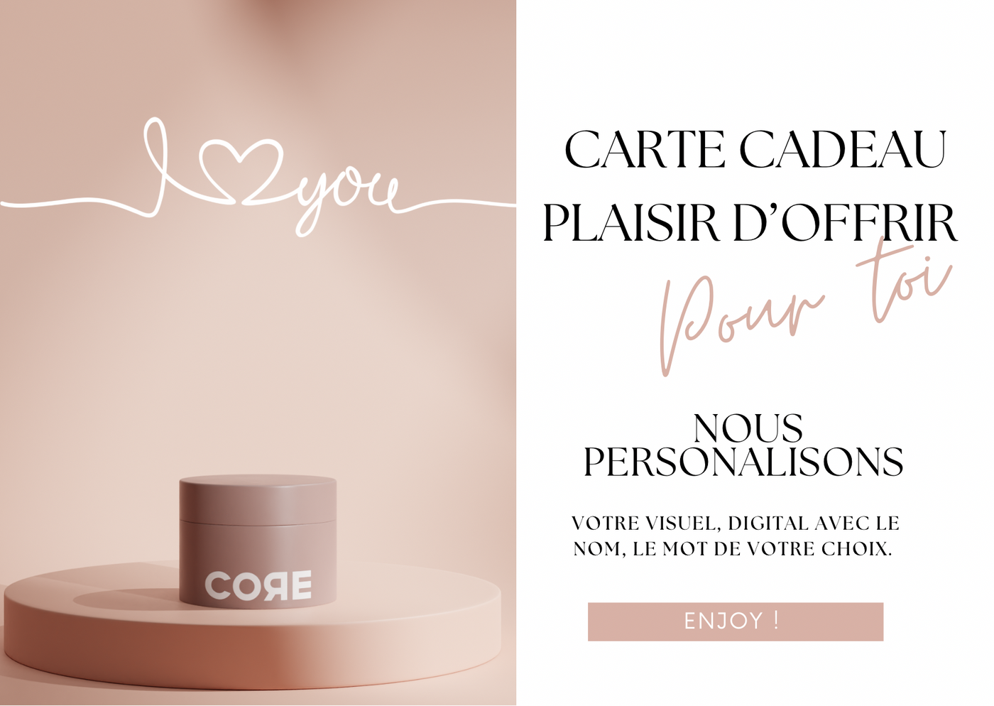 Carte cadeaux Core