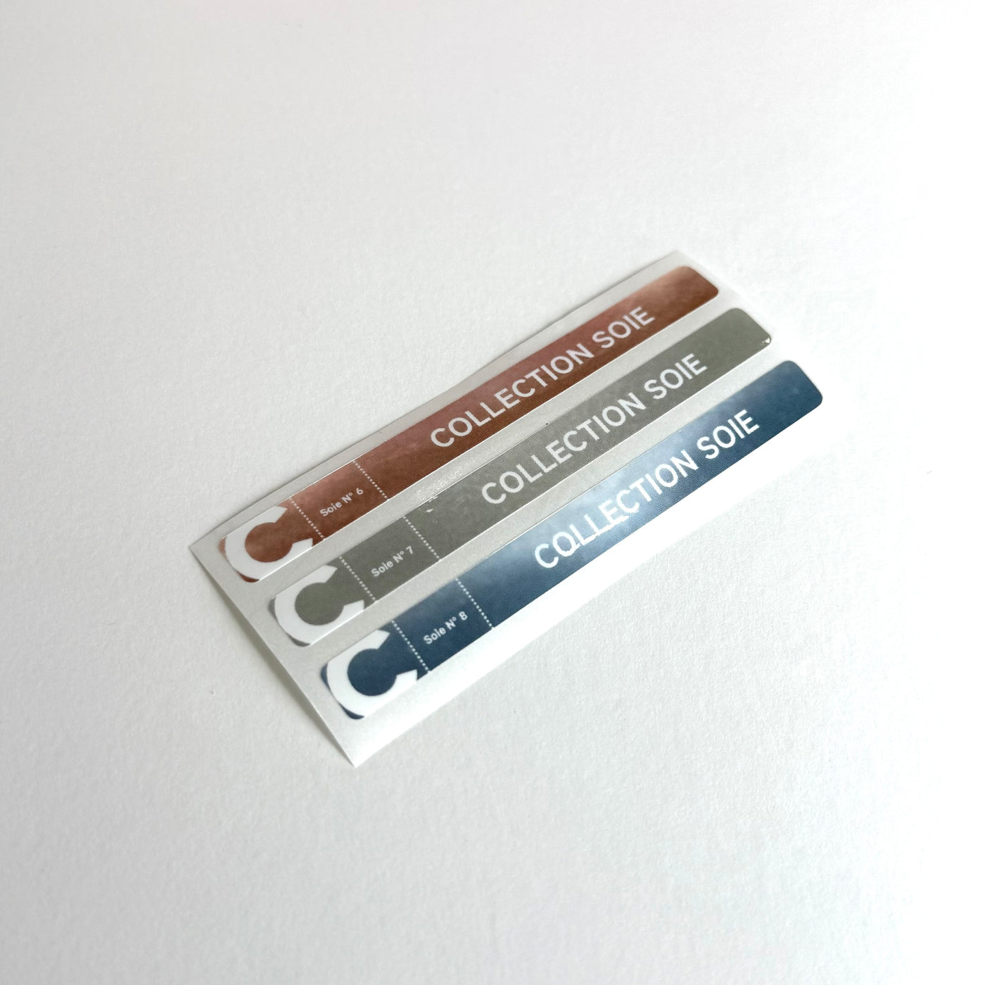 Stickers nuancier Soie trio 6 à 8