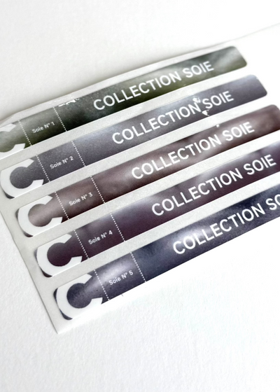 Lot Collection soie 1 à 5 + Stickers nuancier Offert