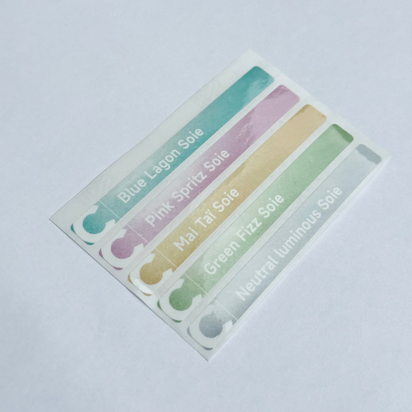 Stickers nuancier Collection Cocktail